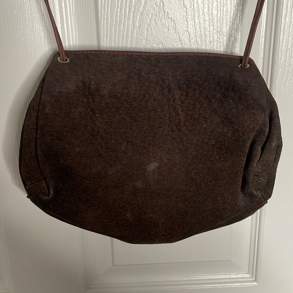 Vintage Fendi suede & leather crossbody handbag - Picture 8 of 8